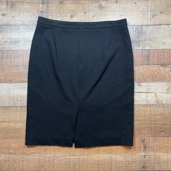 J. Crew Black No 2 Pencil Skirt size 14 - Picture 2 of 3
